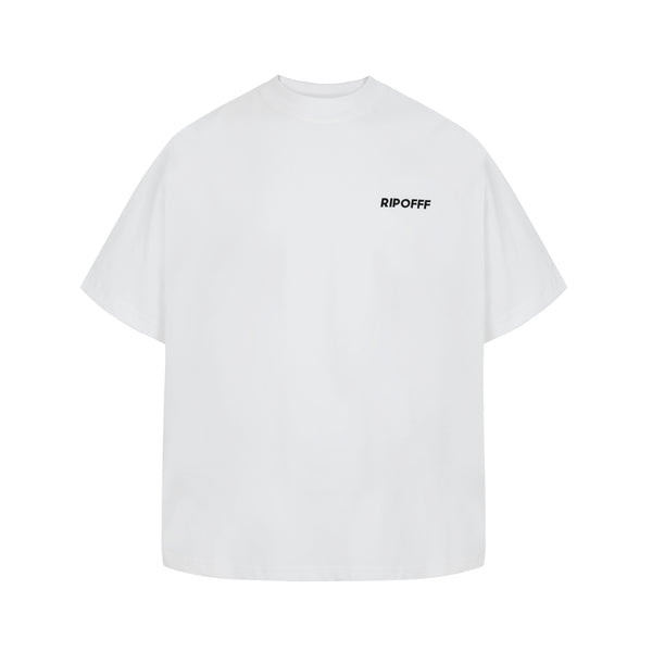 BASIC BOXY TEE - WHITE