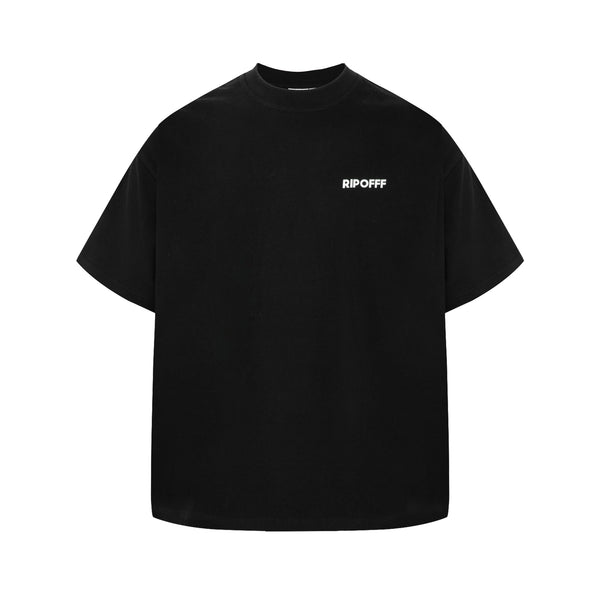 BASIC BOXY TEE - BLACK