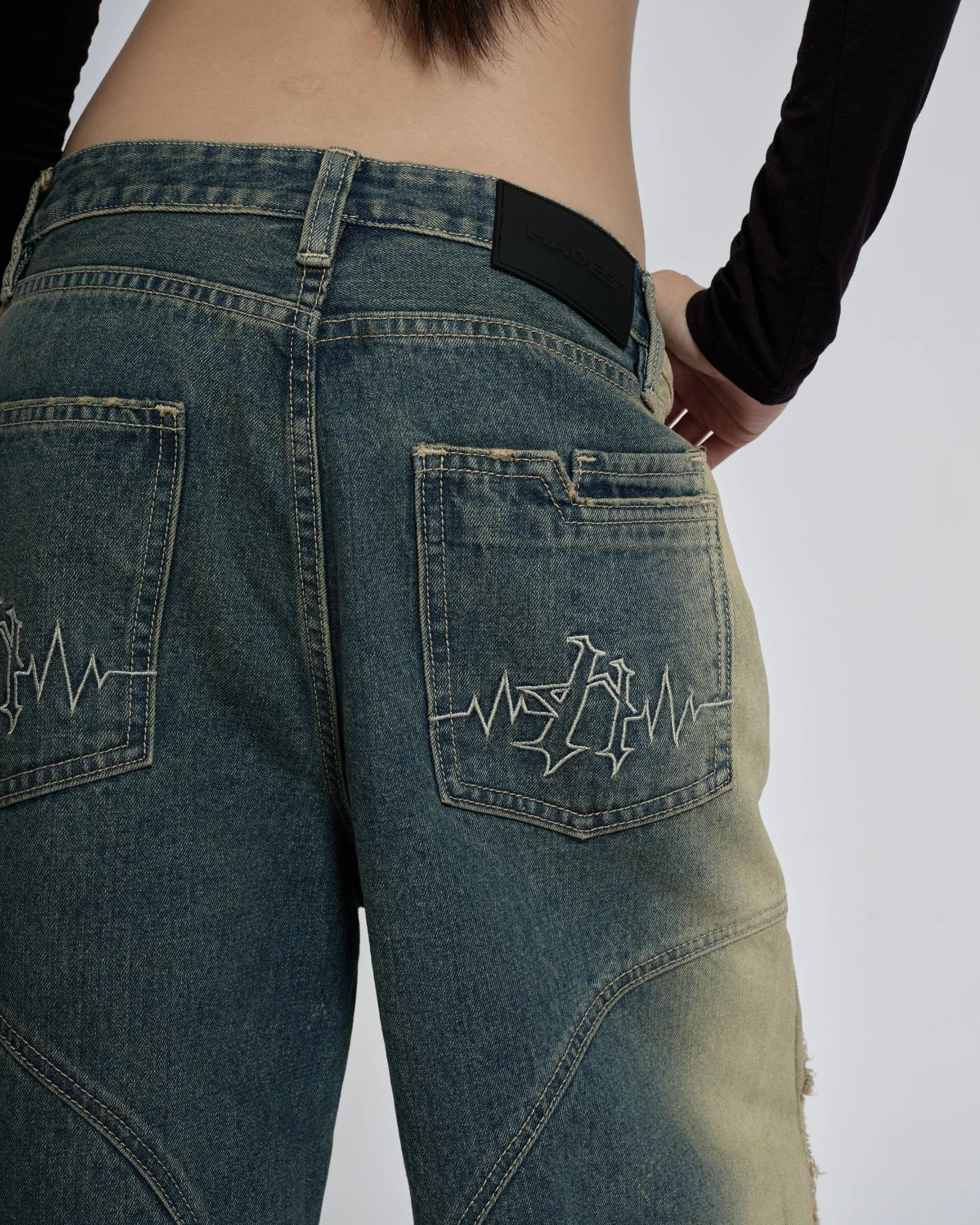 Tectonic rift jeans