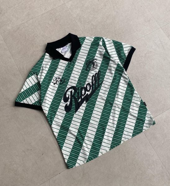 STRIPED JERSEY - WHITE/GREEN